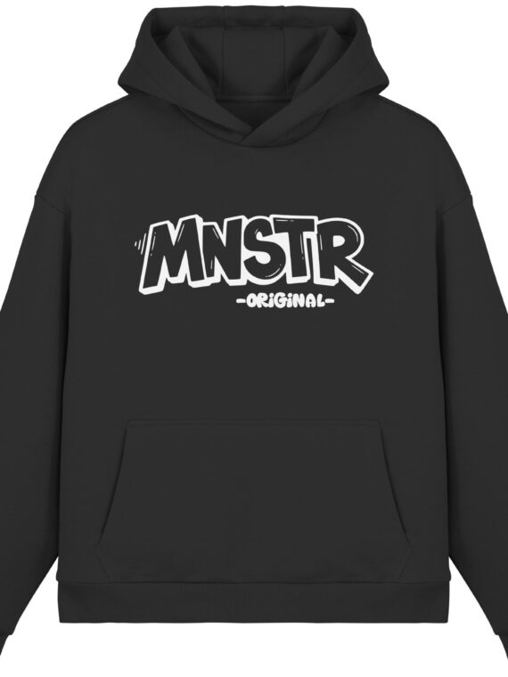 MNSTR original white - Hoodie Boxcut Unisex