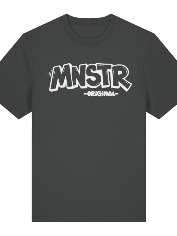 MNSTR original white - T-Shirt Unisex Bio