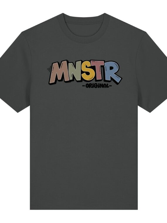 MNSTR original white – T-Shirt Unisex Bio